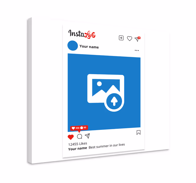 Instaliuoti Drobė personalizuojamas - „Tenstickers“