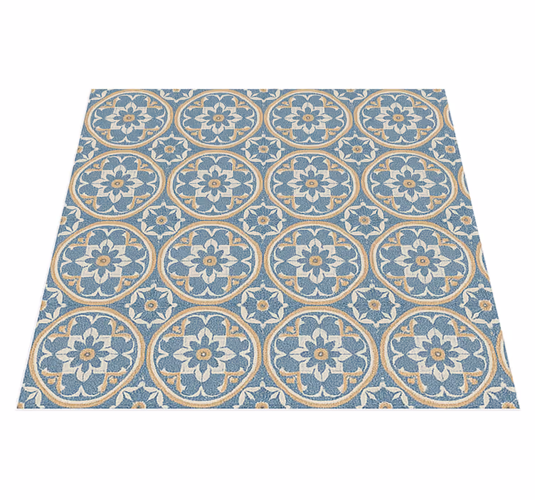 Vinilinis kilimas svetainei azulejo stiliaus - „Tenstickers“