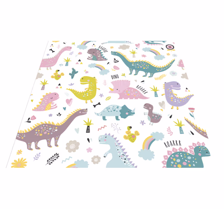 Gyvūnų vinilo kilimėlis dinosaurus kallax - „Tenstickers“