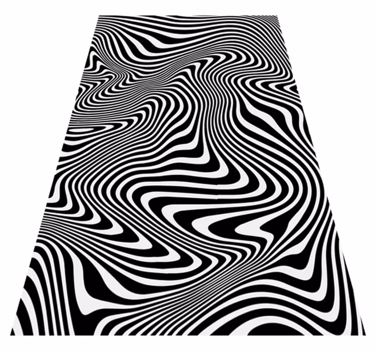 Gyvūnų vinilo kilimėlis su 3d zebra efektu - „Tenstickers“