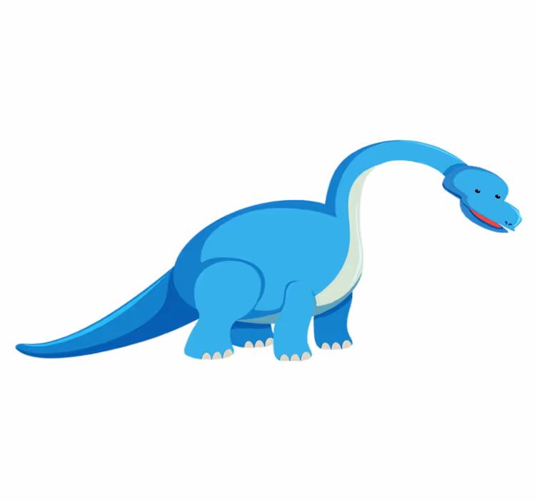 Gyvūnų vinilo kilimėlis su mielu dinozauru - „Tenstickers“