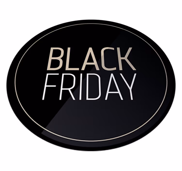 Black friday vinilo kilimėlis elegantiškam pasiūlymui - „Tenstickers“