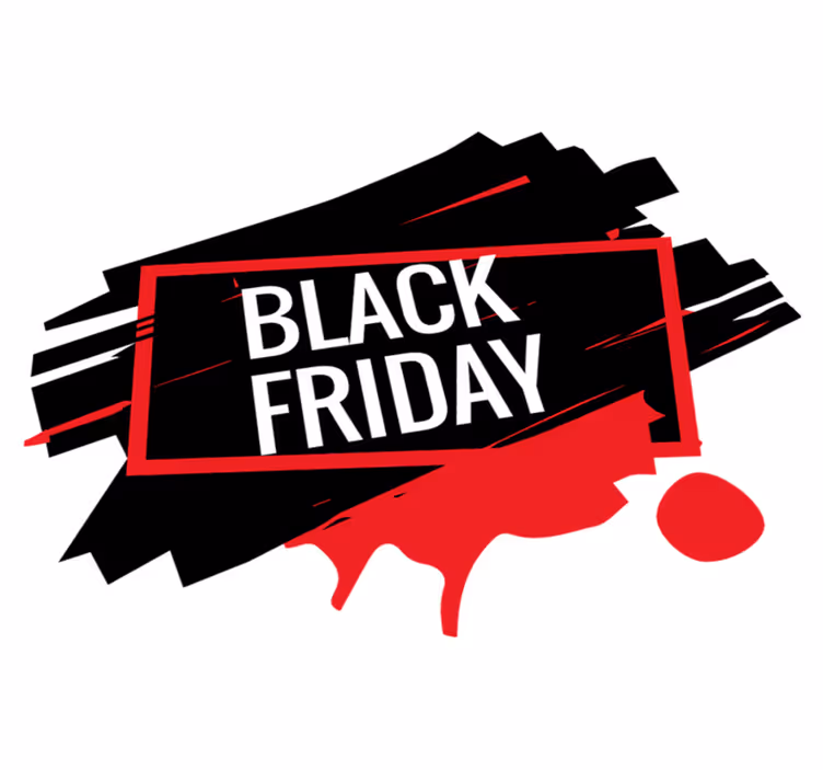 Black friday vinilo kilimėlis moderni etiketė - „Tenstickers“