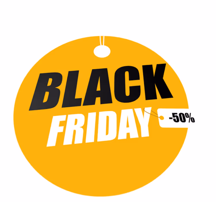 Black friday vinilo kilimėlis su individualizuotu dizainu - „Tenstickers“