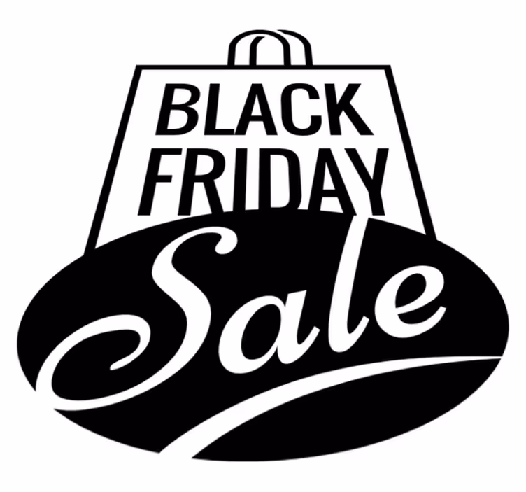 Black friday vinilo kilimėlis su nuolaida - „Tenstickers“