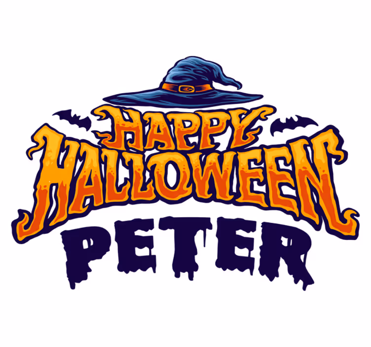Halloween kilimėlis su asmeniniu užrašu - „Tenstickers“