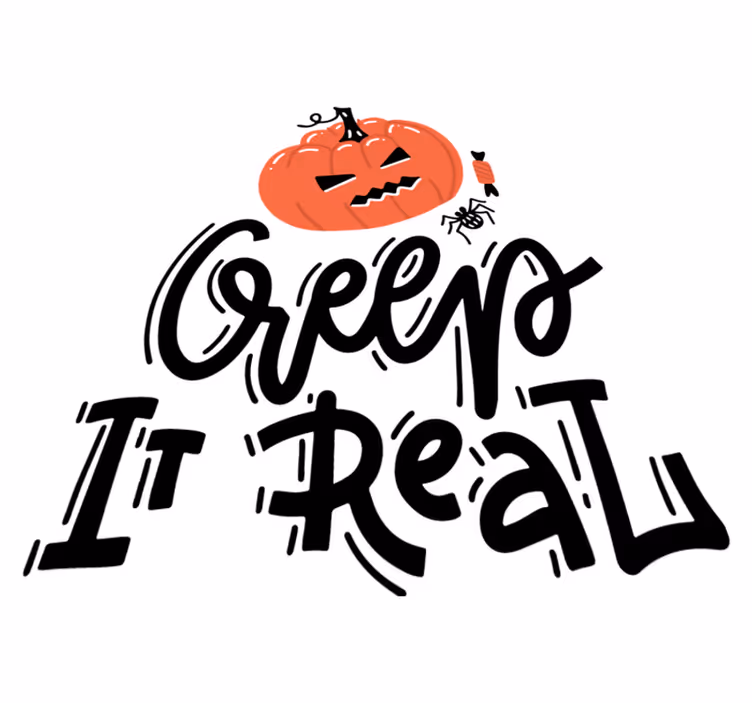 Halloween kilimėlis baisus moliūgo dizainas - „Tenstickers“
