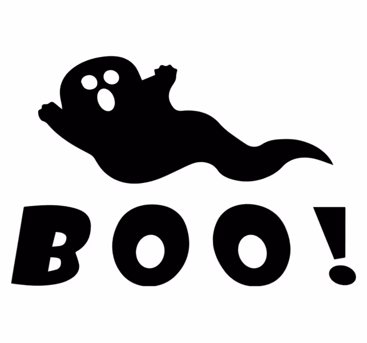 Halloween kilimėlis vaiduokliškas boo pasirodymas - „Tenstickers“