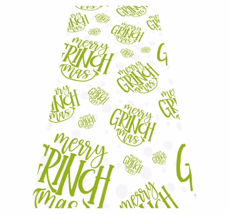 Kalėdinis kilimėlis linksmas grinchmas originalus dizainas - „Tenstickers“