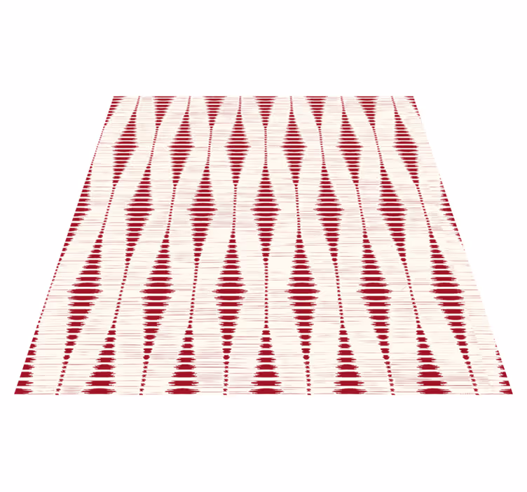 Geometriniai kilimas raudonasis rabaul ikat - „Tenstickers“