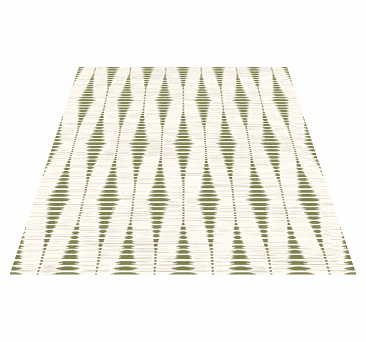 Geometrinis kilimas samanų žalios rabaul ikat - „Tenstickers“