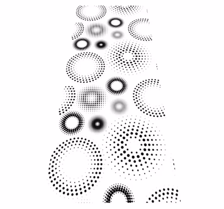 Geometriniai kilimas be siūlių taškeliais - „Tenstickers“