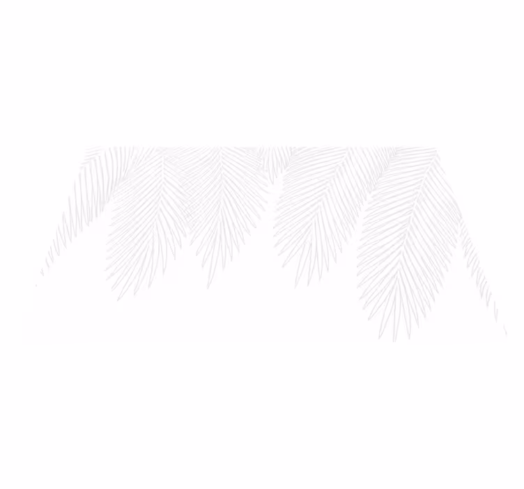 Vinilo kilimėlis miegamajam neutralus palm - „Tenstickers“