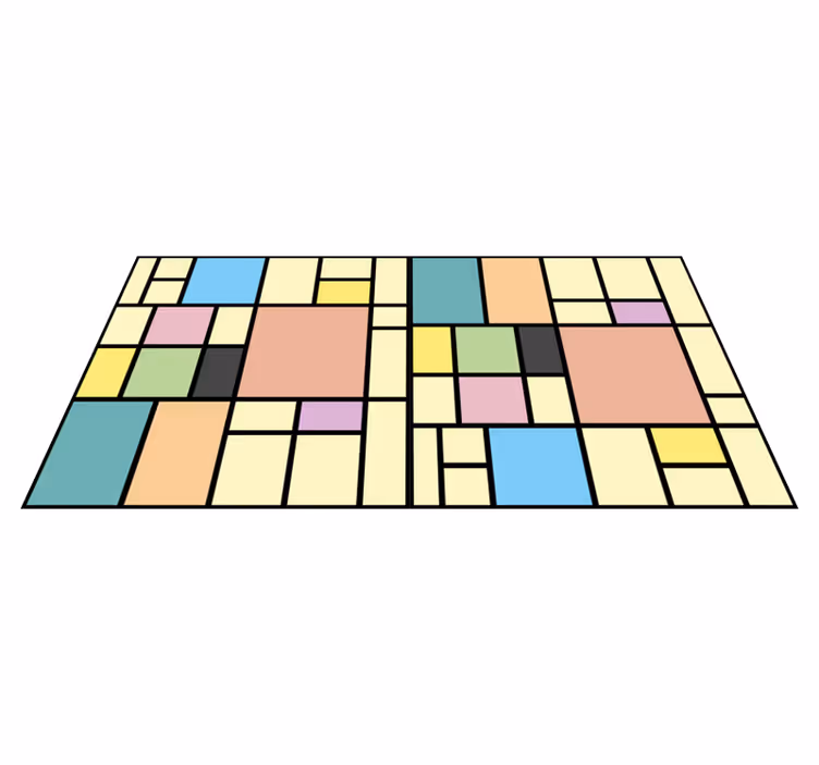 Geometriniai kilimas spalvoti blokai - „Tenstickers“