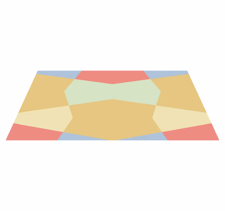 Geometriniai kilimas pastelinių geometrinių blokų - „Tenstickers“