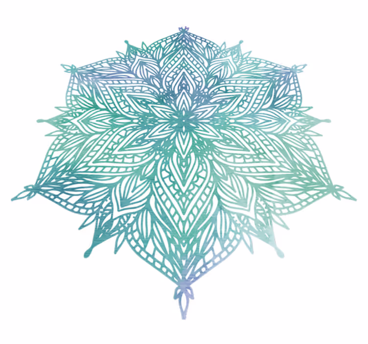 Vinilo kilimėlis miegamajam turkio mandala - „Tenstickers“
