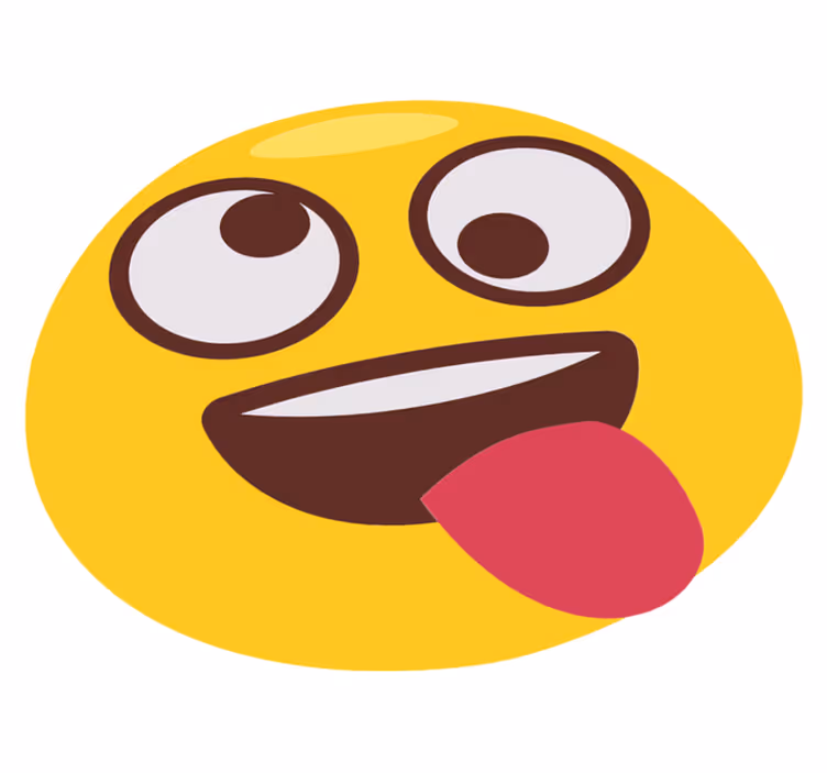 Vaikų vinilinė kilimėlė Žaismingas emocijų veidas - „Tenstickers“
