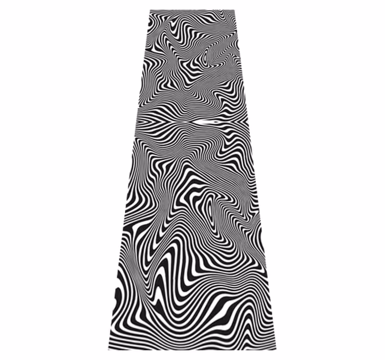 Vonios kambario vinilo kilimėlis zebra 3d efektas - „Tenstickers“