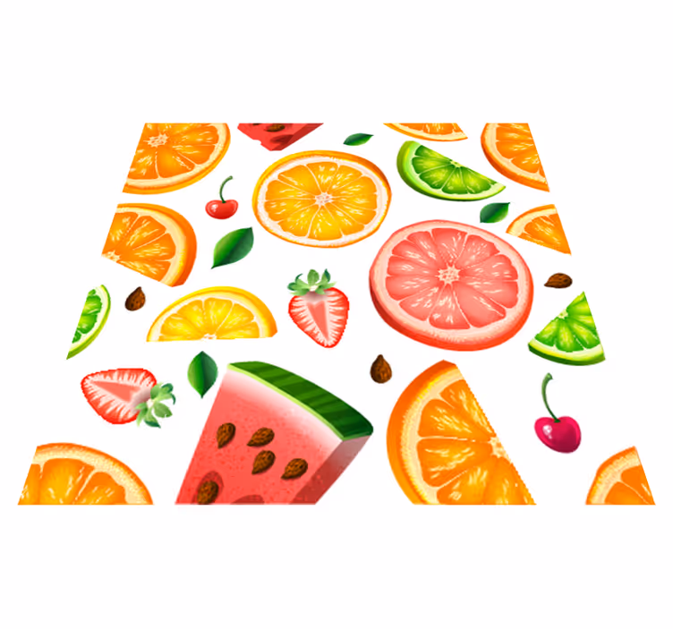 Kilimas virtuvei su vaisių raštu - „Tenstickers“