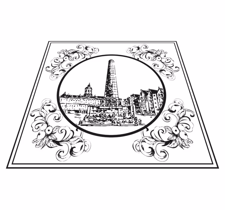 Kilimas virtuvei amsterdamo aikštėje - „Tenstickers“