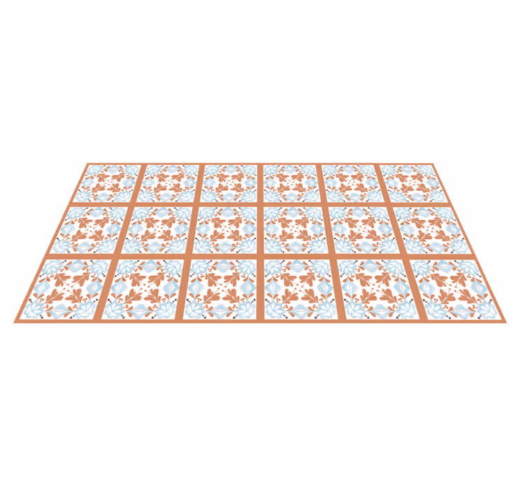 Kilimas virtuvei gėlių viduržemio jūros plytelės - „Tenstickers“