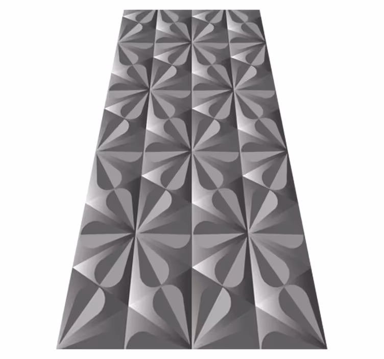 Kilimas virtuvei su vintage geometriniu gėlių raštu - „Tenstickers“