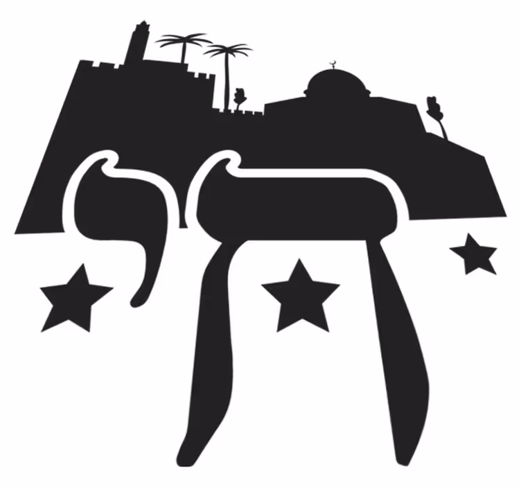 Vinilo kilimėlis miegamajam chai simboliu - „Tenstickers“