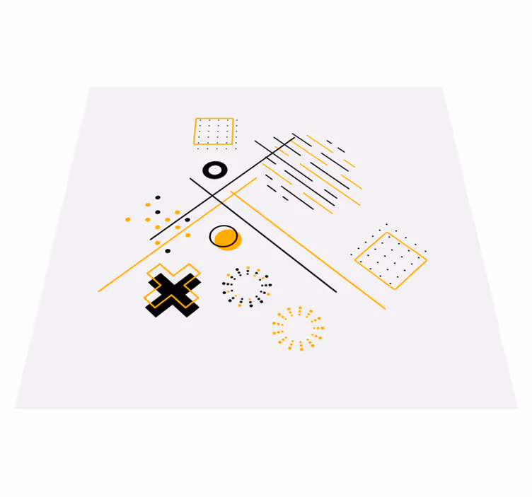 Geometriniai kilimas koncentriškos apskritimai - „Tenstickers“