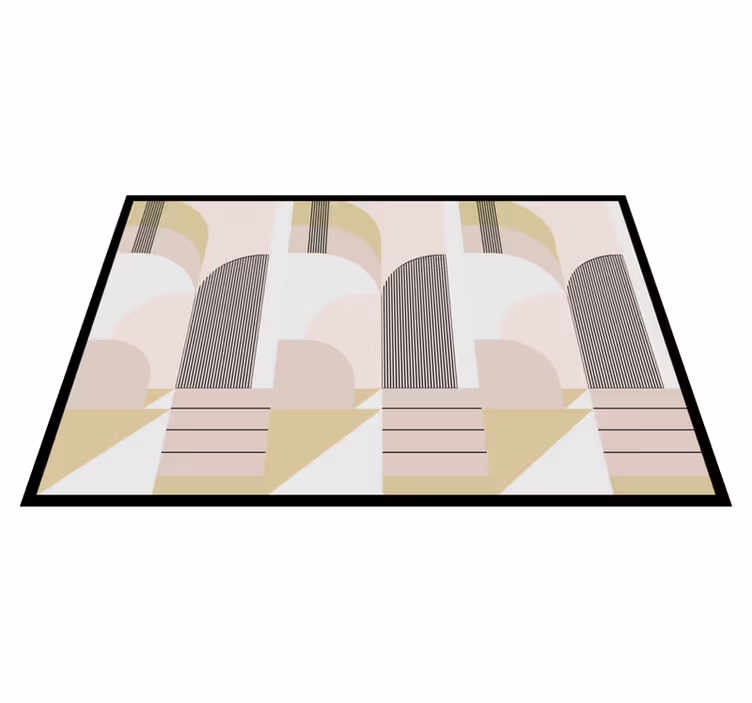 Geometriniai kilimas pastelinių spalvų urbanistinis dizainas - „Tenstickers“