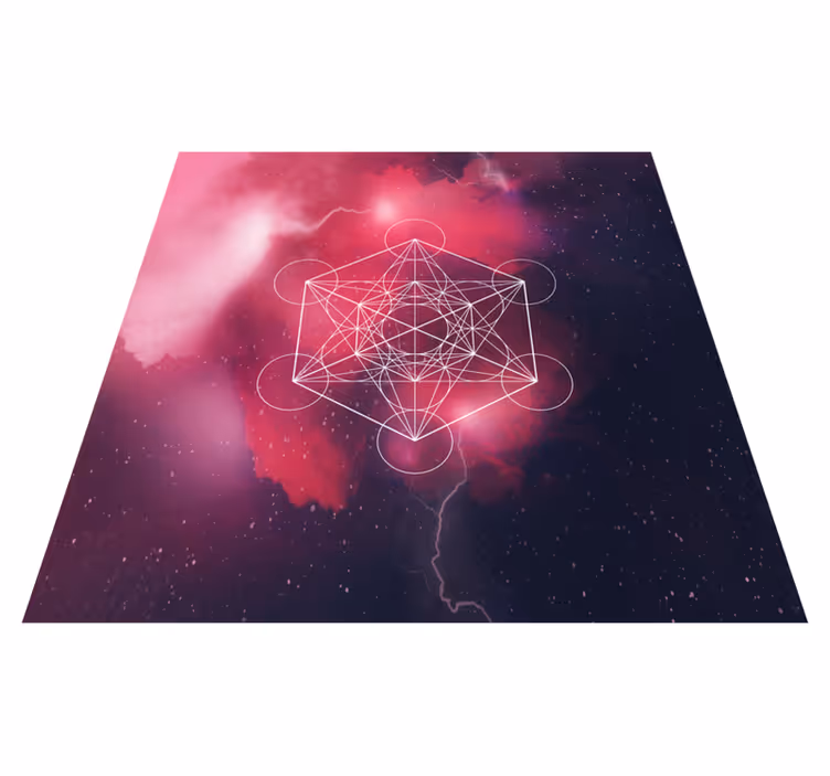 Geometrinis kilimas metatrono simbolis - „Tenstickers“