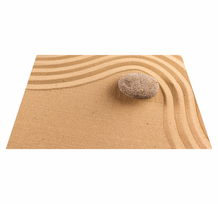 Bežinis kilimėlis tekstūruota zen sfera - „Tenstickers“