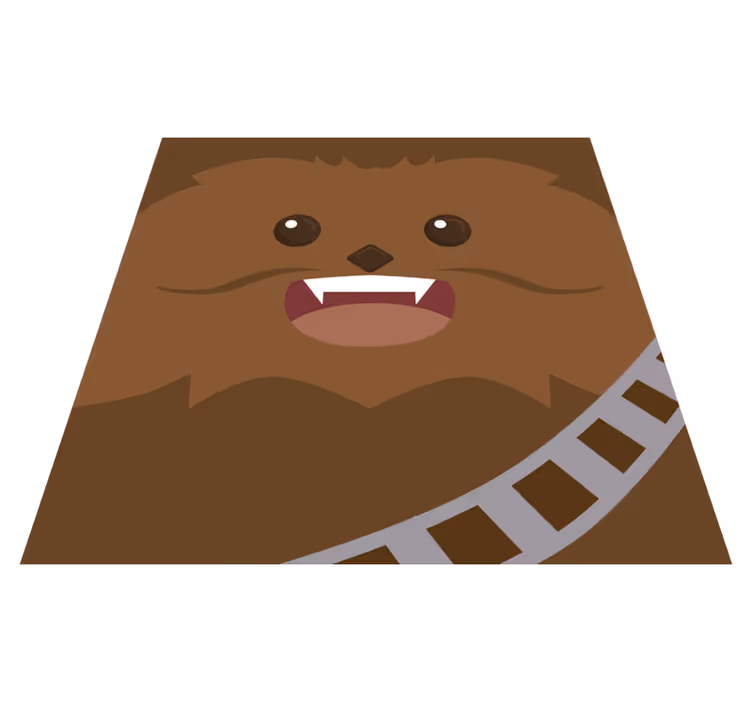 Kilimėlis iš rudos spalvos minkštas - „Tenstickers“