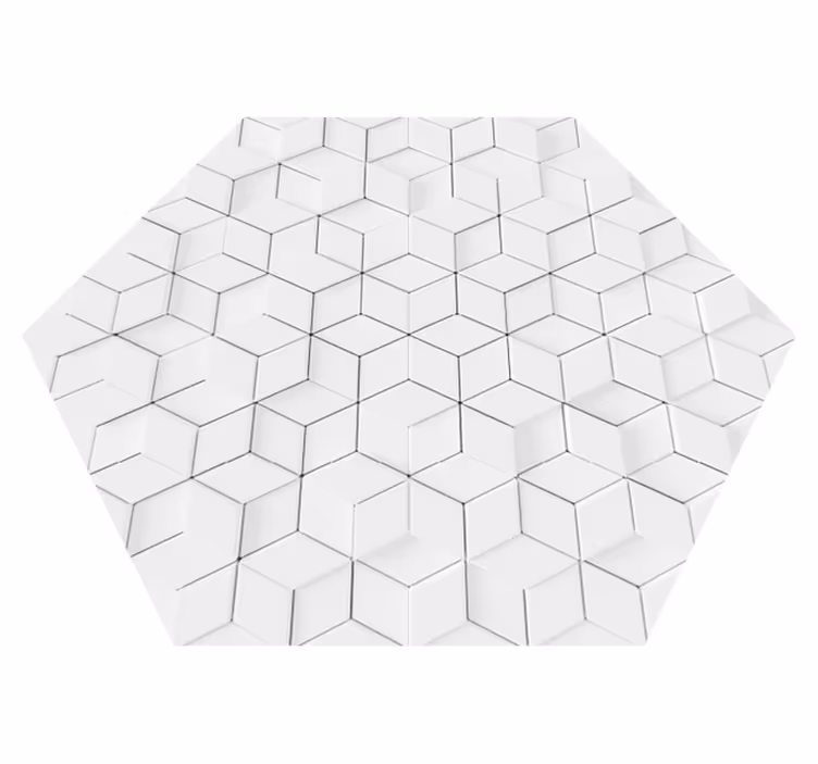 Vinilo kilimėlio geometrinis reljefo efektas - „Tenstickers“