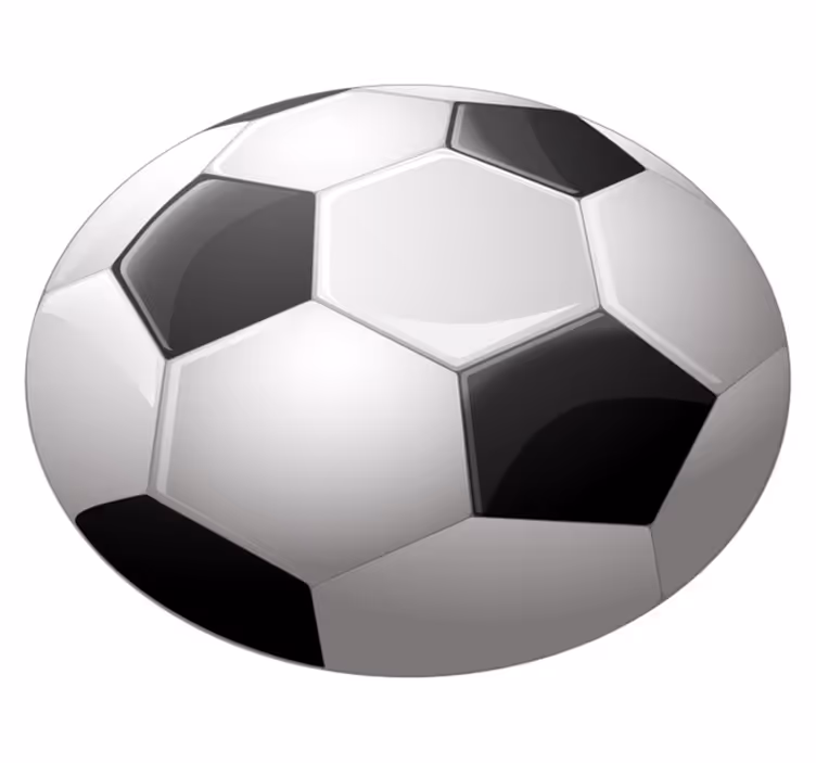 Stulbinantis futbolo kamuolio paauglių vinilo kilimas - „Tenstickers“