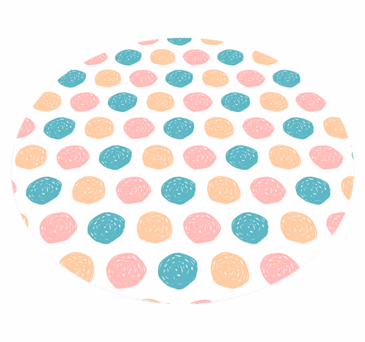 Minimalistiniai vinilinio kilimo polka taškai - „Tenstickers“