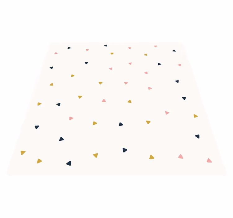 Minimalistiniai vinilo kilimų trikampiai - „Tenstickers“