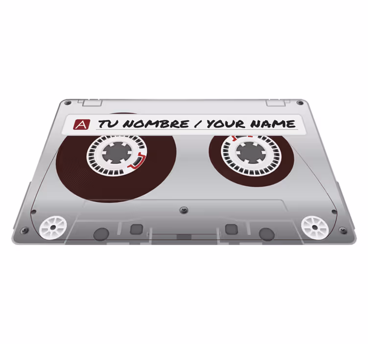 Personalizuota kasetė vinyl kilimėlis su vardu - „Tenstickers“