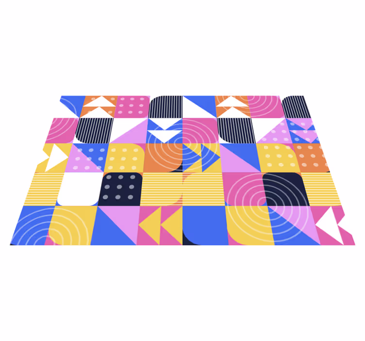 Geometrinių raštų žaismas geometriniai kilimas - „Tenstickers“