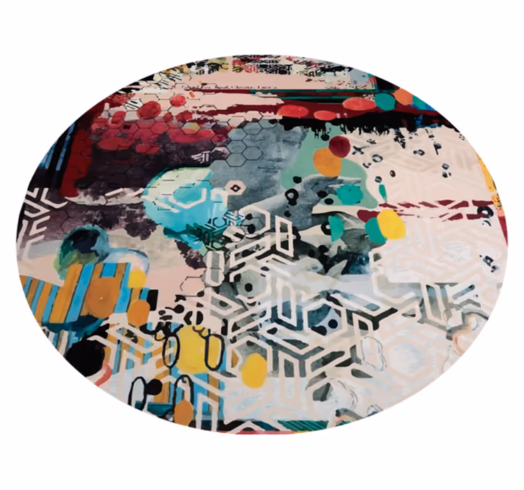 Miesto meno modernaus vinilo kilimėlio derinys - „Tenstickers“