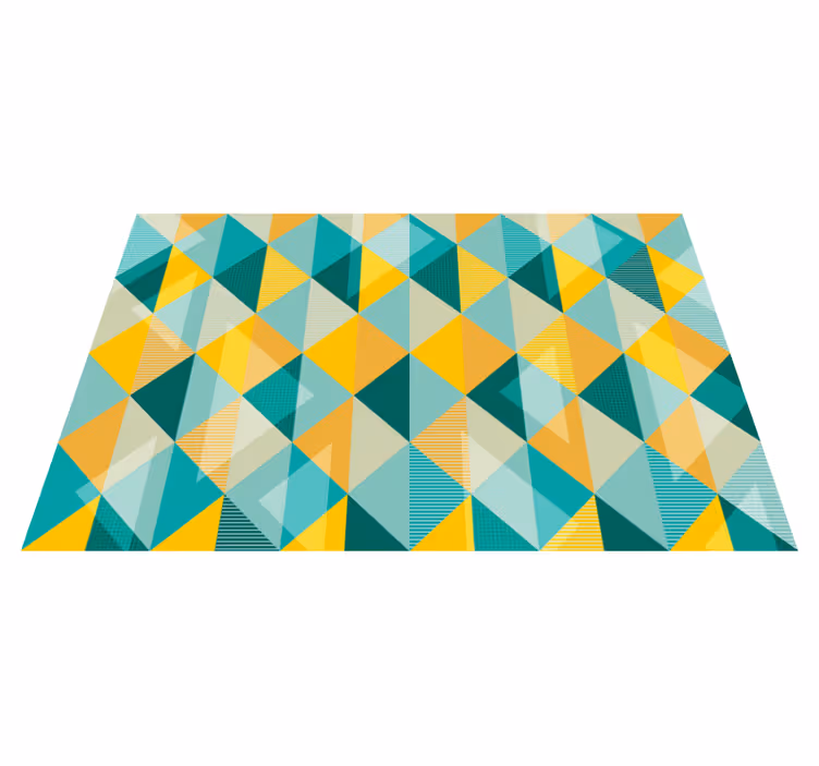 Geometrinis trikampis masyvas geometriniai kilimas - „Tenstickers“