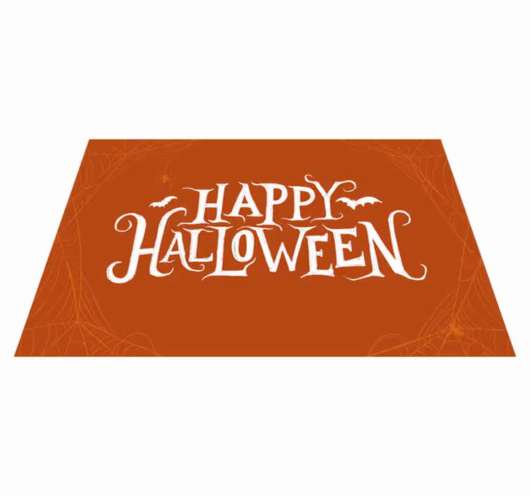 Helovino šventinė žinutė halloween kilimėlis - „Tenstickers“