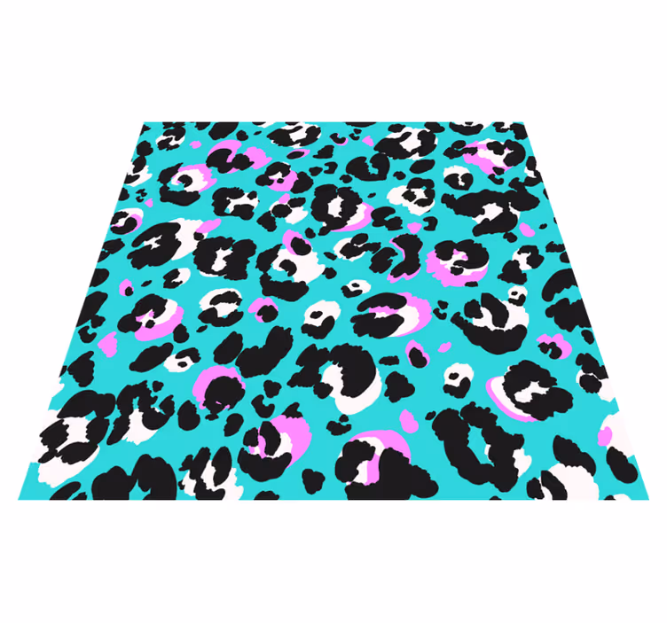 Neoninis leopardo rašto gyvūnų kilimas - „Tenstickers“