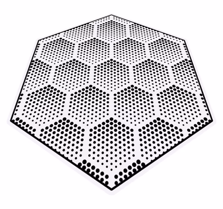 Taškiniai skaičiai geometriniai kilimai - „Tenstickers“