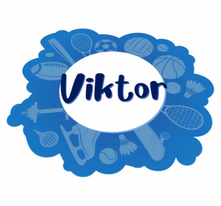 Sporto žaidėjas su asmeniniu kilimėliu - „Tenstickers“
