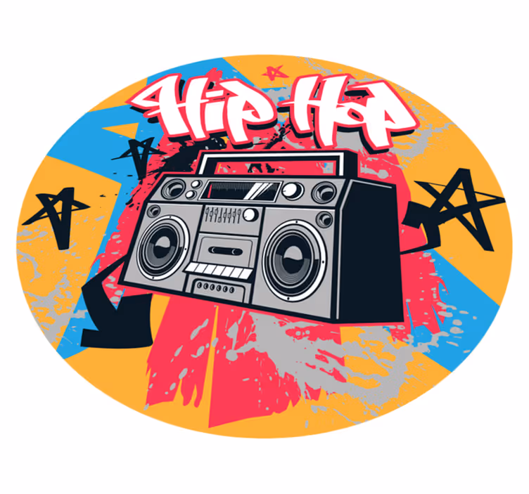Hiphopo šokėjų miegamojo kilimas - „Tenstickers“
