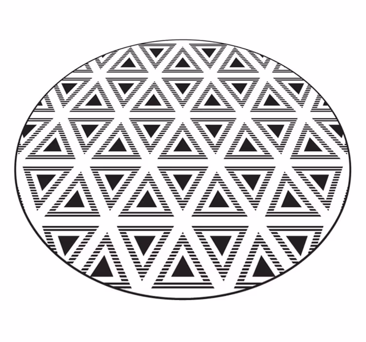 Tiesos geometrinių kilimėlių trikampiai - „Tenstickers“