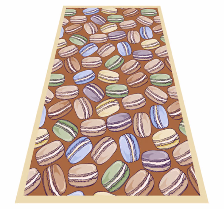 Vinilinis kilimas virtuvės macarons modernus kilimas - „Tenstickers“
