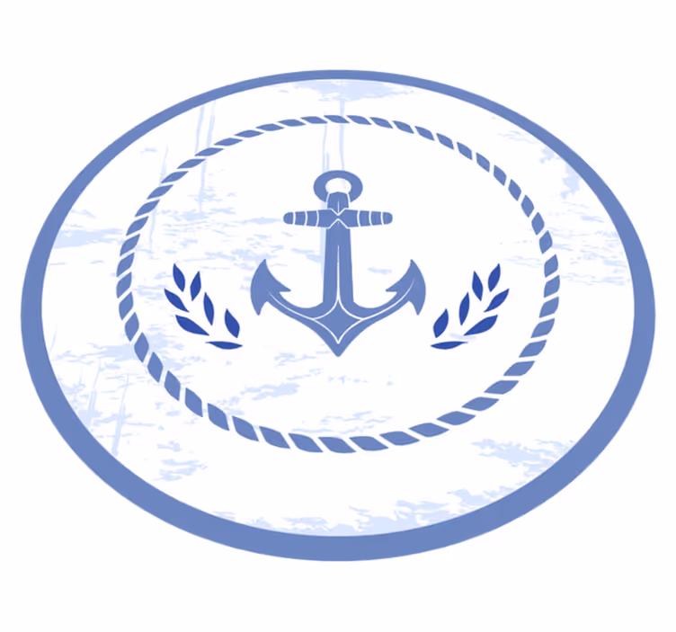Inkaras ant laivo vonios grindų - „Tenstickers“
