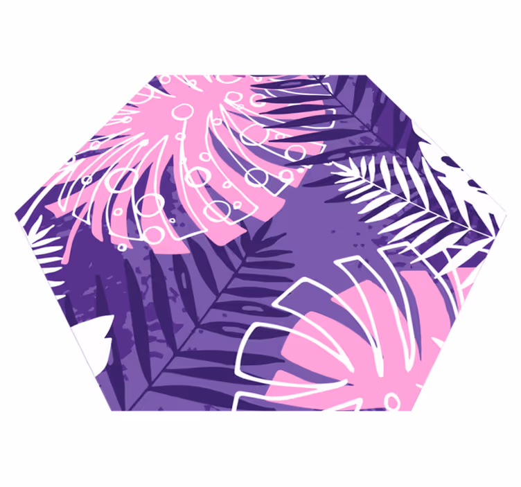 Botaninis teiginys gėlių rašto kilimėlis - „Tenstickers“