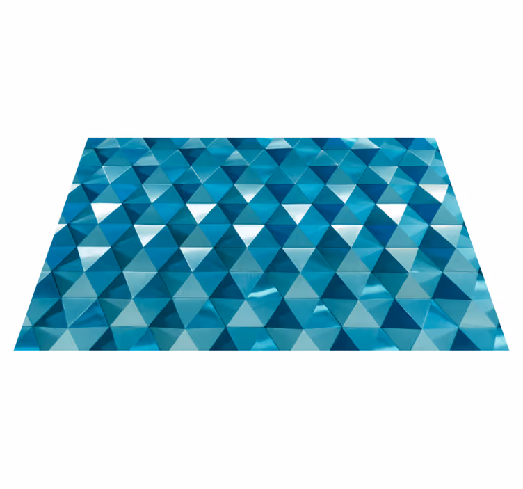 Deimantiniai 3d rašto geometriniai kilimai - „Tenstickers“